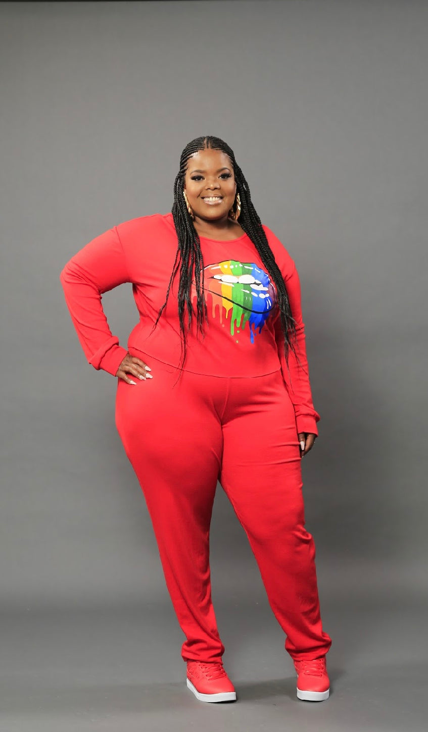 "Colorful Jogger" Curvy